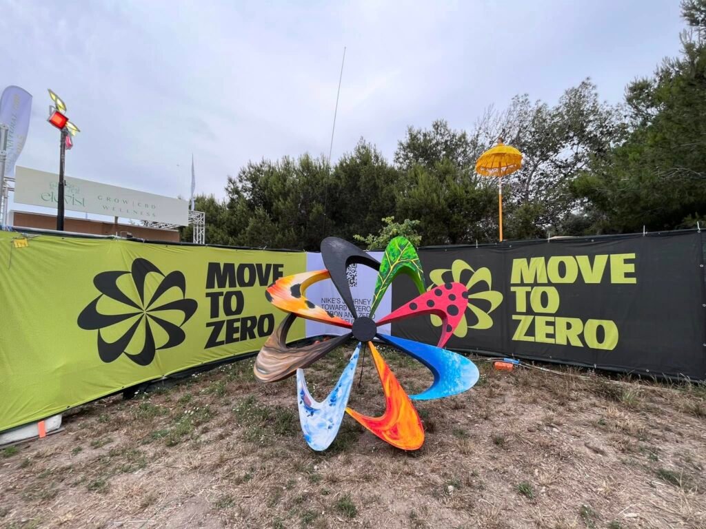 Final product for the NIKE Move to Zero